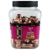 Copper Press By Tmg 1/2 in. x 1/2 in. Copper Press x Press Coupling with Dimple Stop Jar (50-Pack), 50PK XPRC1250JR